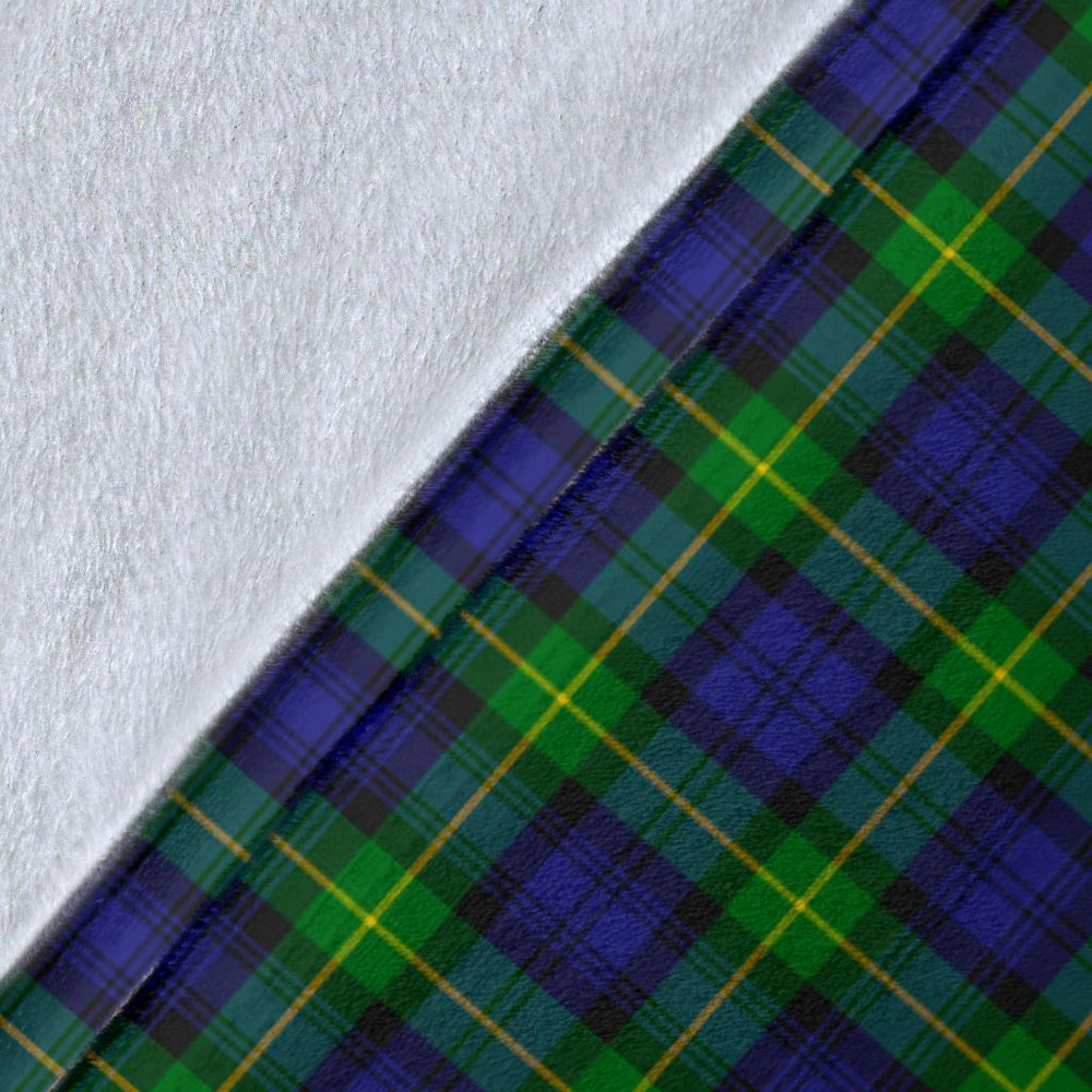 Clan Gordon Modern Tartan Crest Blanket Wave Style VB78 Clan Gordon Tartan Today