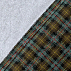 Clan Farquharson Weathered Tartan Crest Blanket Wave Style DO77 Clan Farquharson Tartan Today