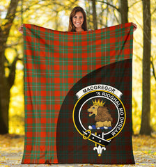 Clan MacGregor Ancient Tartan Crest Blanket Wave Style SPWS22 Clan MacGregor Tartan Today