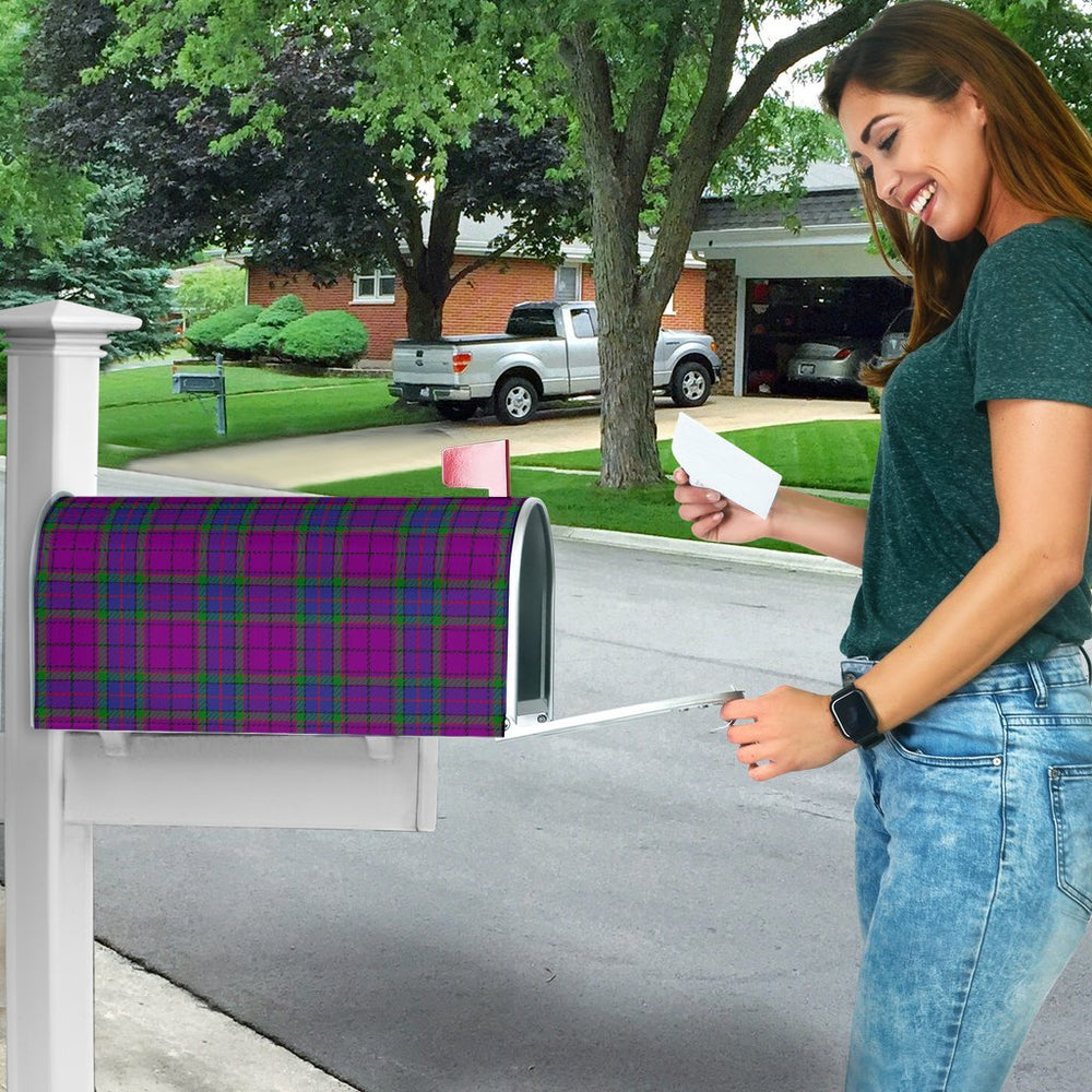Clan Wardlaw Modern Tartan Crest Mailbox KW97 Clan Wardlaw Tartan Today