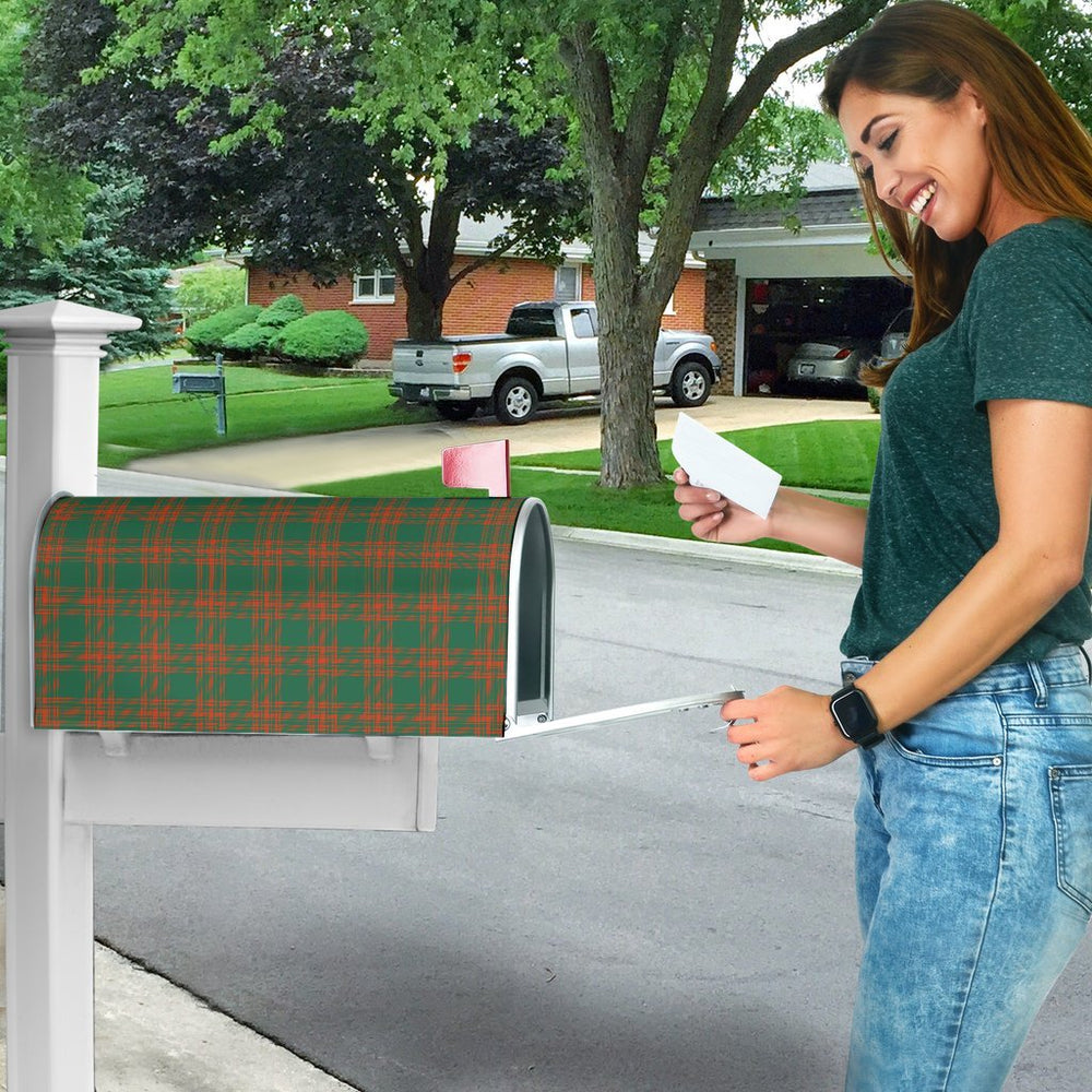 Clan Menzies Green Ancient 2 Tartan Mailbox YX71 Clan Menzies Tartan Today