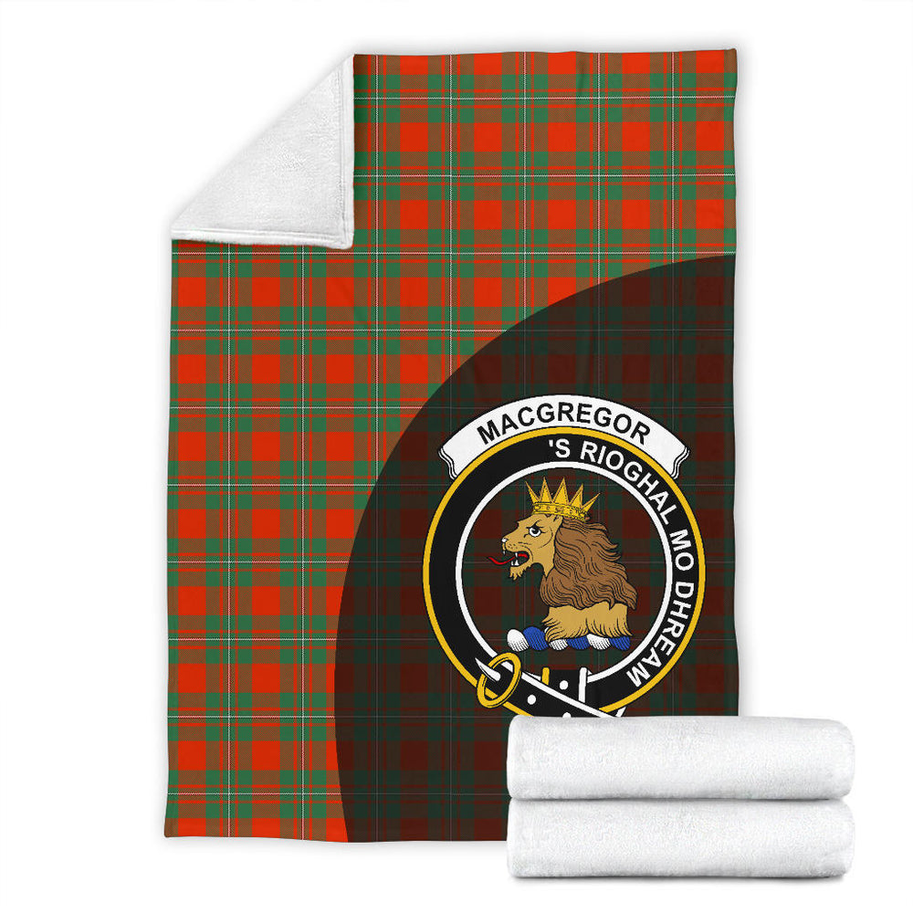 Clan MacGregor Ancient Tartan Crest Blanket Wave Style SPWS22 Clan MacGregor Tartan Today