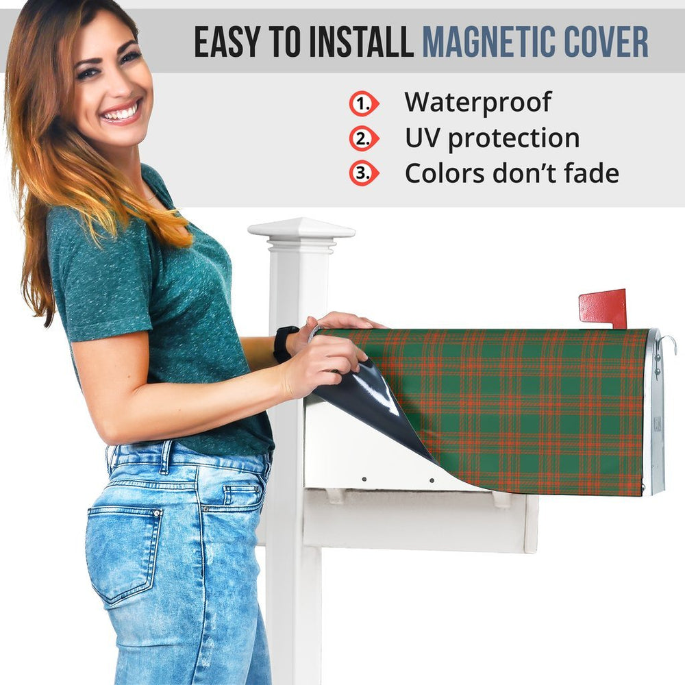 Clan Menzies Green Ancient 2 Tartan Mailbox YX71 Clan Menzies Tartan Today