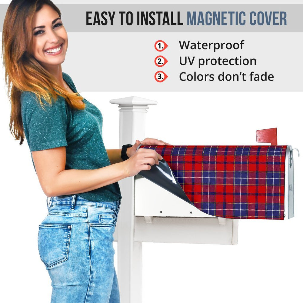 Clan Wishart Dress Tartan Mailbox EM23 Clan Wishart Tartan Today