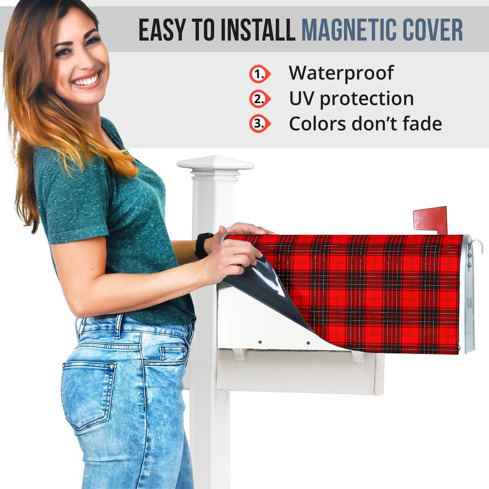 Clan Wemyss Modern Tartan Mailbox QH45 Clan Wemyss Tartan Today