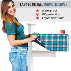 Clan Turquoise MacKellar Tartan Mailbox KC12 Clan MacKellar Tartan Today