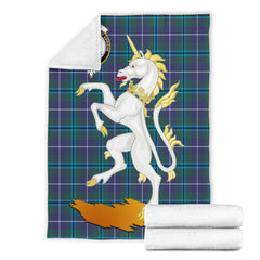 Clan Douglas Modern Tartan Crest Blanket Unicorn Style VV29 Clan Douglas Tartan Today