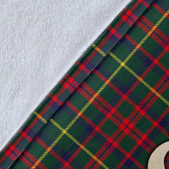 Clan MacKintosh Hunting Modern Tartan Gold Courage Symbol Blanket SPDI74 Clan MacKintosh / MacIntosh Tartan Today