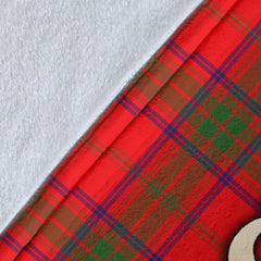 Clan Ross Modern Tartan Gold Courage Symbol Blanket SPMR79 Clan Ross Tartan Today