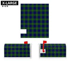 Clan Johnston Modern Tartan Crest Mailbox KS39 Clan Johnston Tartan Today