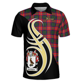 Clan Roxburgh Tartan Polo Shirt - Believe In Me Style OO30 Roxburgh Tartan Tartan Polo
