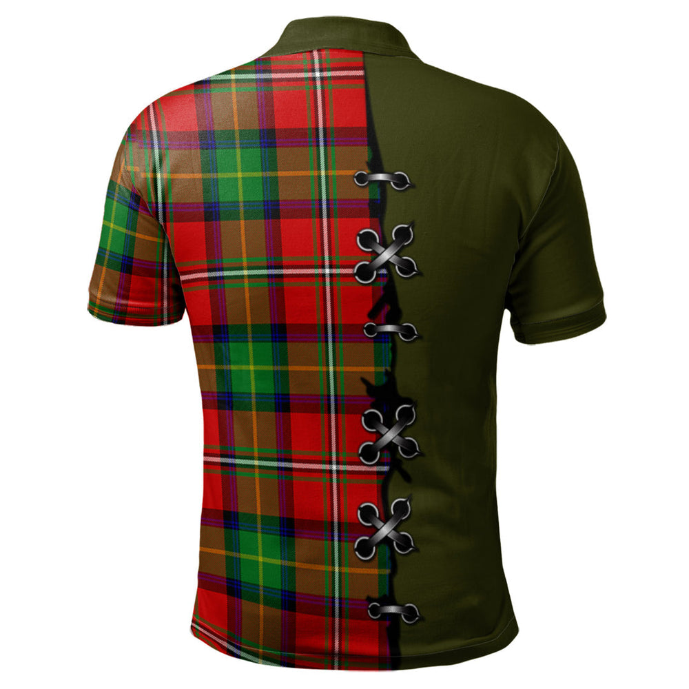 Clan Fullerton Tartan Polo Shirt - Lion Rampant And Celtic Thistle Style EY22 Fullerton Tartan Tartan Polo