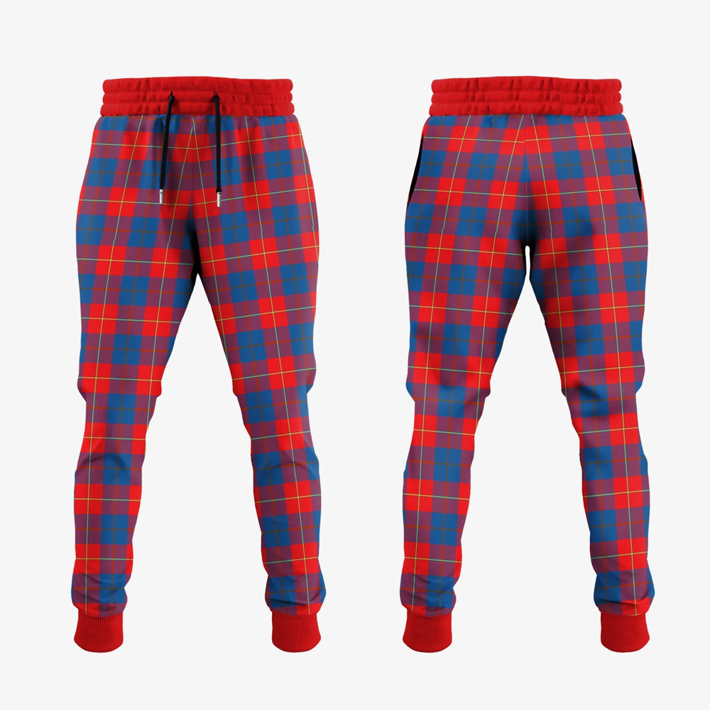 Clan Galloway Red Tartan Crest Jogger Sweatpants MY22 Clan Galloway Tartan Today
