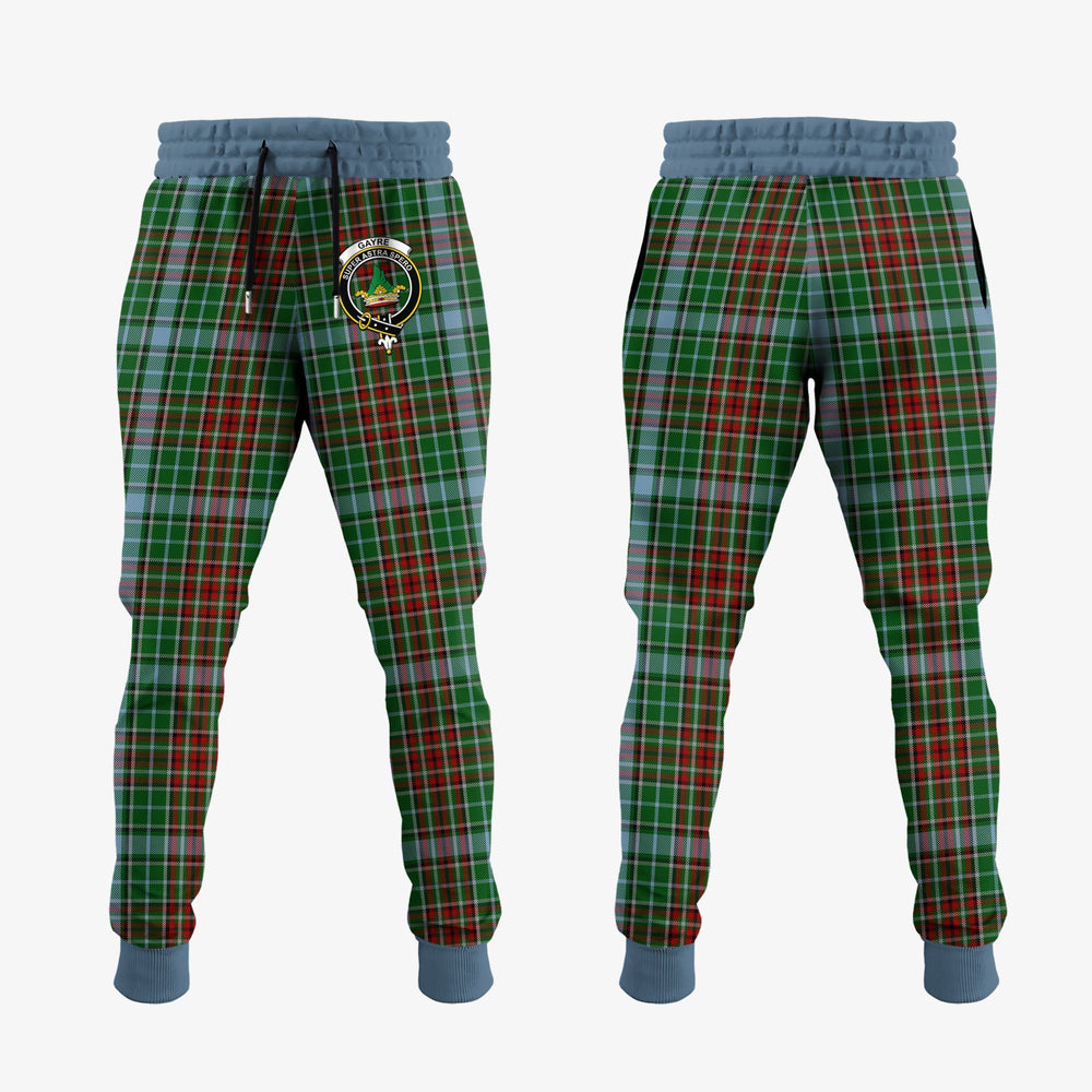 Clan Gayre Tartan Crest Jogger Sweatpants ND97 Clan Gayre Tartan Today