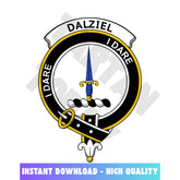 Clan Dalziel Tartan Crest, Badges, Heraldry, Clans, Family Scotland PNG, Digital ClipArt High Quality HO44 Dalziel Tartan Tartan Today