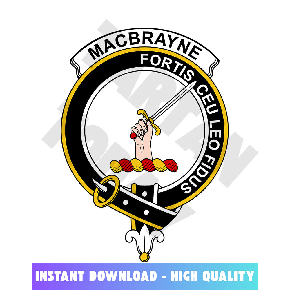 Clan MacBrayne Tartan Crest, Badges, Heraldry, Clans, Family Scotland PNG, Digital ClipArt High Quality JS79 MacBrayne Tartan Tartan Today