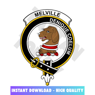 Clan Melville Tartan Crest, Badges, Heraldry, Clans, Family Scotland PNG, Digital ClipArt High Quality GP59