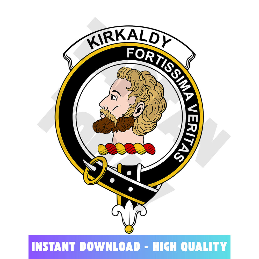 Clan Kirkaldy Tartan Crest, Badges, Heraldry, Clans, Family Scotland PNG, Digital ClipArt High Quality ZX95 Kirkaldy Tartan Tartan Today