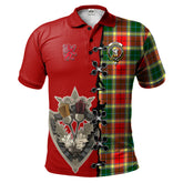 Clan Gibsone (Gibson - Gibbs) Tartan Polo Shirt - Lion Rampant And Celtic Thistle Style JT16 Gibsone (Gibson - Gibbs) Tartan Tartan Polo