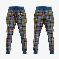 Clan Glass Tartan Crest Jogger Sweatpants YL77 Clan Glass Tartan Today
