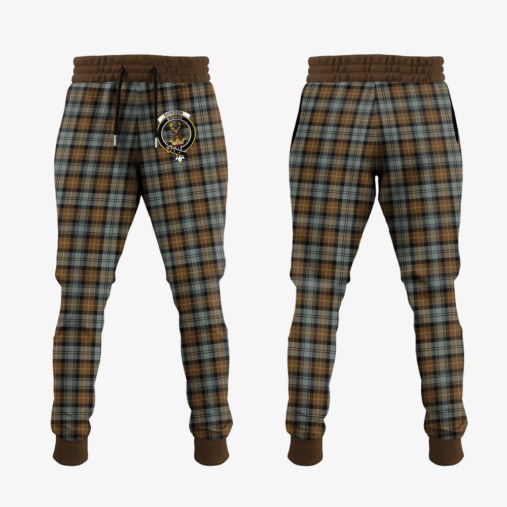 Clan Gordon Weathered Tartan Crest Jogger Sweatpants VI36 Clan Gordon Tartan Today