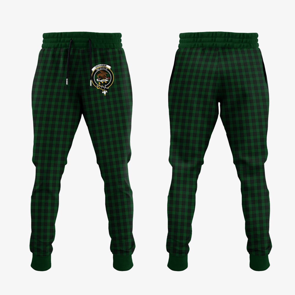 Clan Graham Tartan Crest Jogger Sweatpants RU98 Clan Graham Tartan Today
