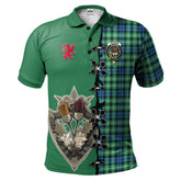 Clan Graham of Montrose Ancient Tartan Polo Shirt - Lion Rampant And Celtic Thistle Style TG58 Graham of Montrose Ancient Tartan Tartan Polo