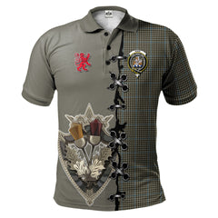 Clan Haig Tartan Polo Shirt - Lion Rampant And Celtic Thistle Style XD76 Haig Tartan Tartan Polo