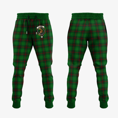 Clan Halkett Tartan Crest Jogger Sweatpants