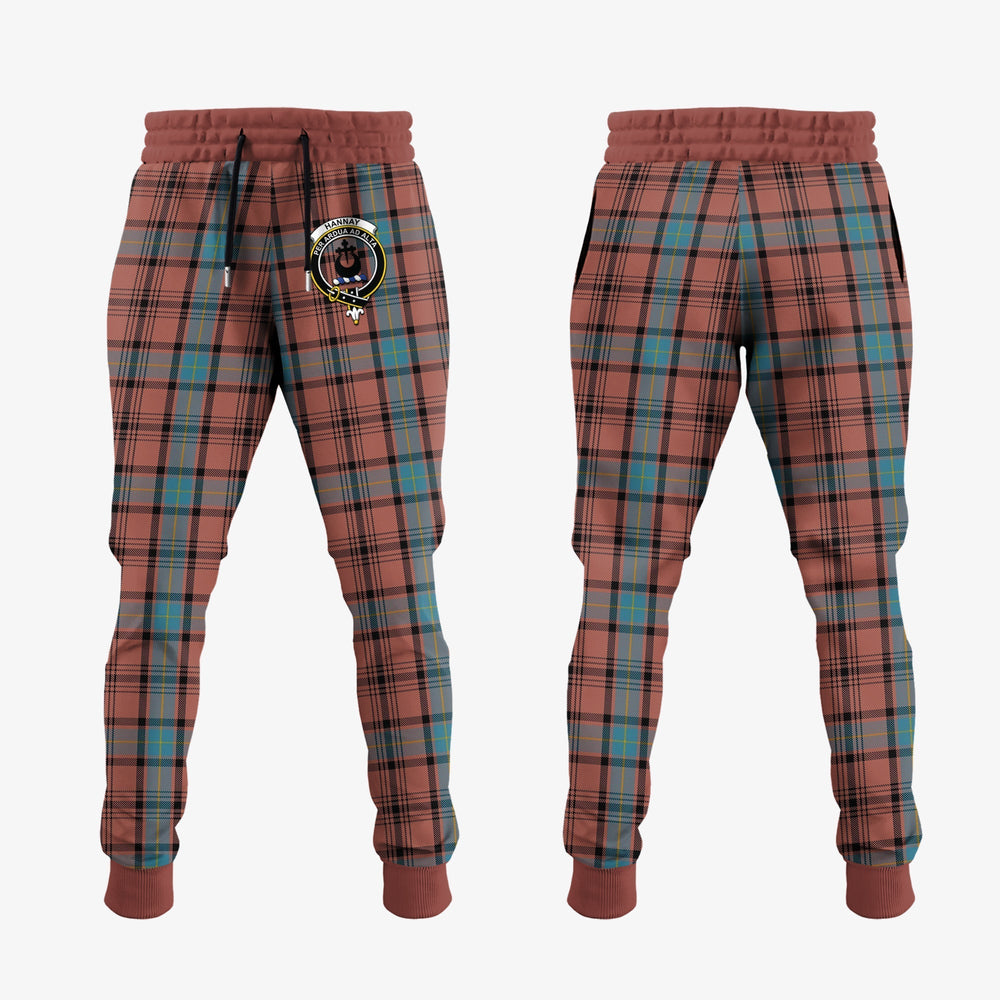 Clan Hannay Dress Tartan Crest Jogger Sweatpants ZF87 Clan Hannay Tartan Today