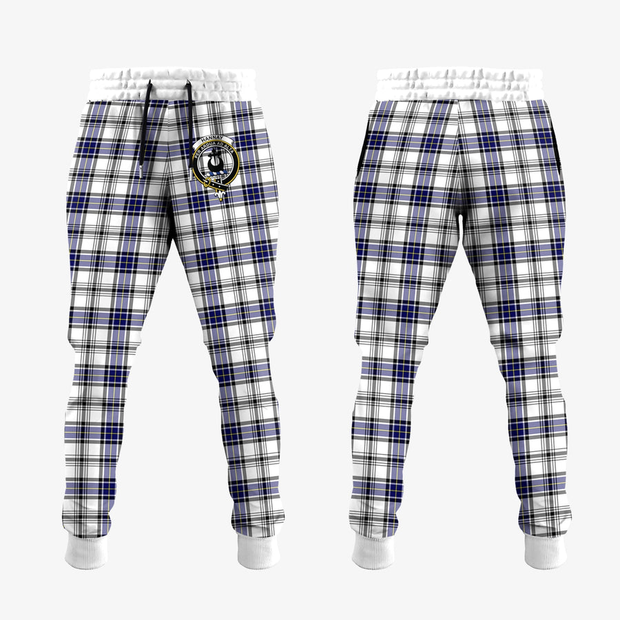 Clan Hannay Modern Tartan Crest Jogger Sweatpants HU81 Clan Hannay Tartan Today
