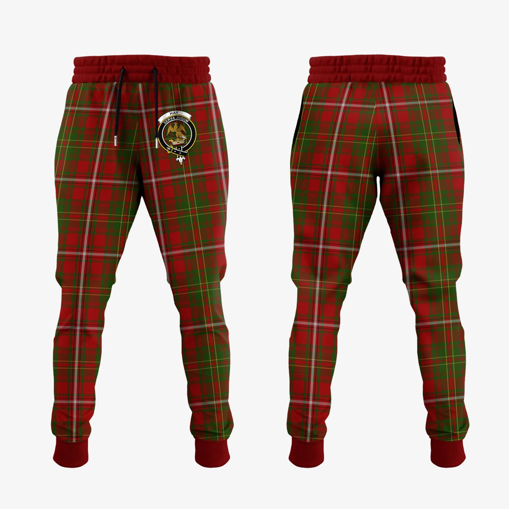 Clan Hay Tartan Crest Jogger Sweatpants IG30 Clan Hay Tartan Today