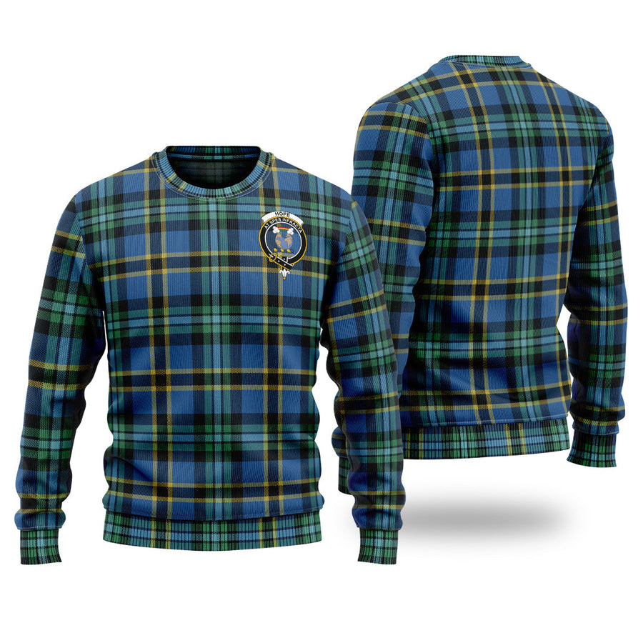 Clan Hope Ancient Tartan Christmas Ugly Sweater HO30 Hope Ancient Tartan Tartan Sweater