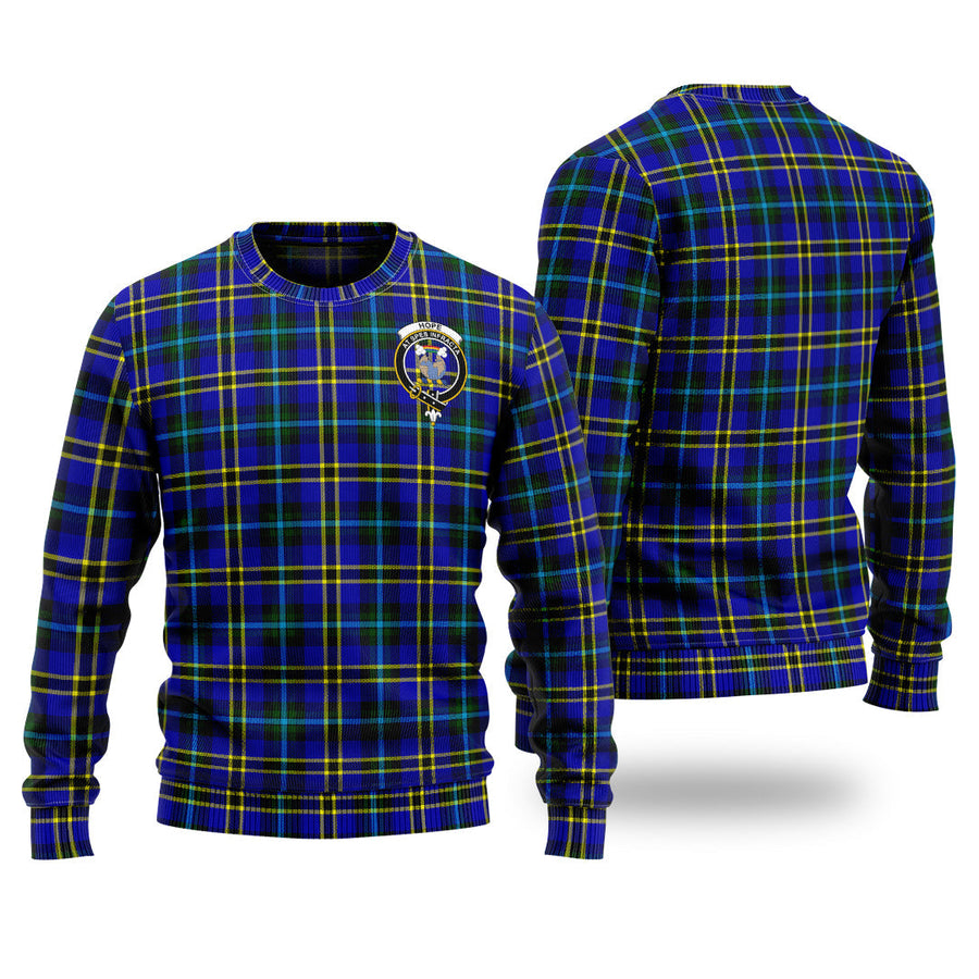 Clan Hope Modern Tartan Christmas Ugly Sweater RD10 Hope Modern Tartan Tartan Sweater
