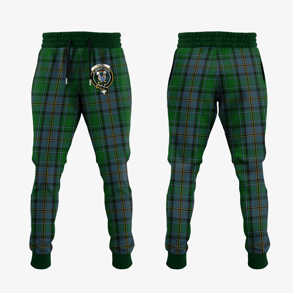 Clan Hope Vere Tartan Crest Jogger Sweatpants KI44 Clan Hope Tartan Today