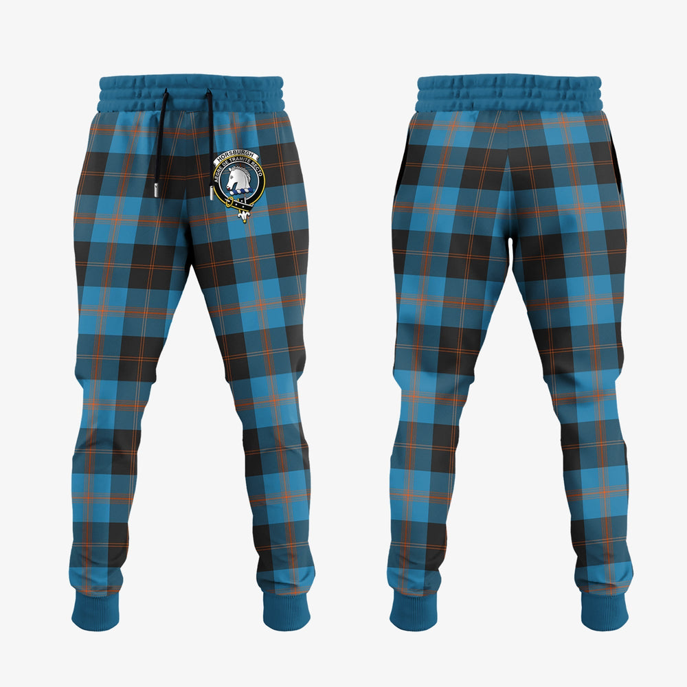 Clan Horsburgh Tartan Crest Jogger Sweatpants MA53 Clan Horsburgh Tartan Today