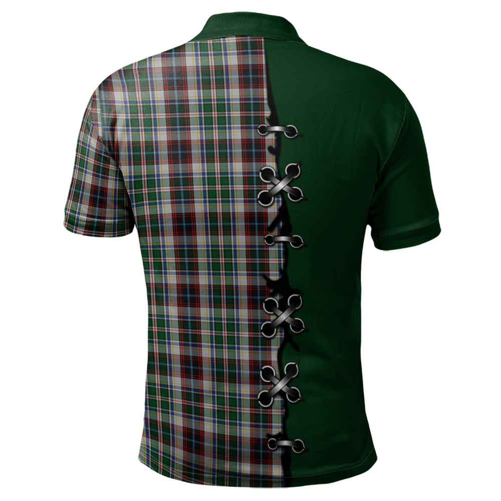 Clan Innes Dress Tartan Polo Shirt - Lion Rampant And Celtic Thistle Style KQ85 Innes Dress Tartan Tartan Polo