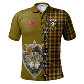 Clan Jardine Tartan Polo Shirt - Lion Rampant And Celtic Thistle Style JL19 Jardine Tartan Tartan Polo