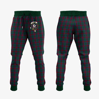 Clan Jardine Dress Tartan Crest Jogger Sweatpants