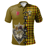 Clan Jardine Modern Tartan Polo Shirt - Lion Rampant And Celtic Thistle Style GT48 Jardine Modern Tartan Tartan Polo