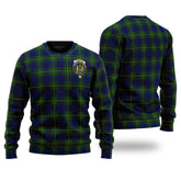 Clan Johnston Modern Tartan Christmas Ugly Sweater WG76 Johnston Modern Tartan Tartan Sweater