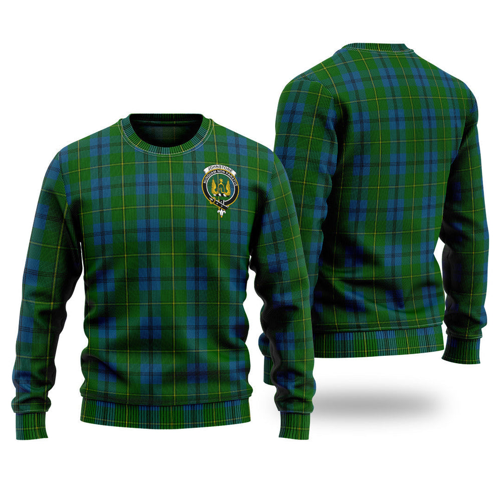 Clan Johnstone Tartan Christmas Ugly Sweater ME98 Johnstone Tartan Tartan Sweater