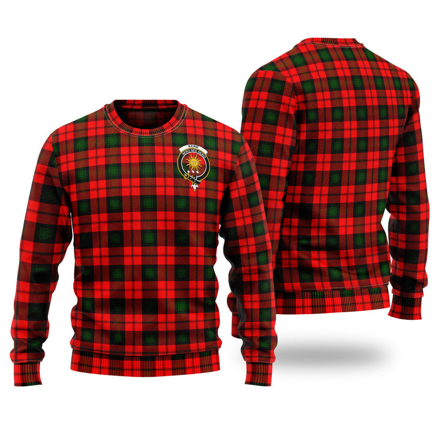 Clan Kerr Modern Tartan Christmas Ugly Sweater RO40 Kerr Modern Tartan Tartan Sweater