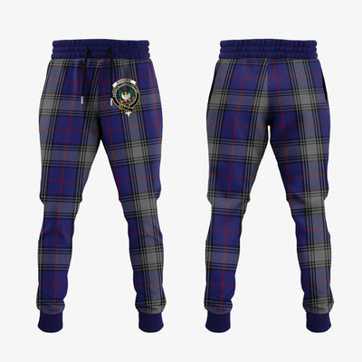 Clan Kinnaird Tartan Crest Jogger Sweatpants