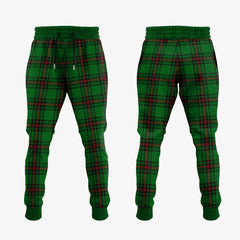 Clan Kirkcaldy Tartan Crest Jogger Sweatpants NQ32 Clan Kirk Tartan Today