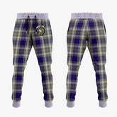 Clan Livingston Dress Tartan Crest Jogger Sweatpants MC44 Tartan Today