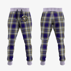 Clan Livingston Dress Tartan Crest Jogger Sweatpants MC44 Tartan Today
