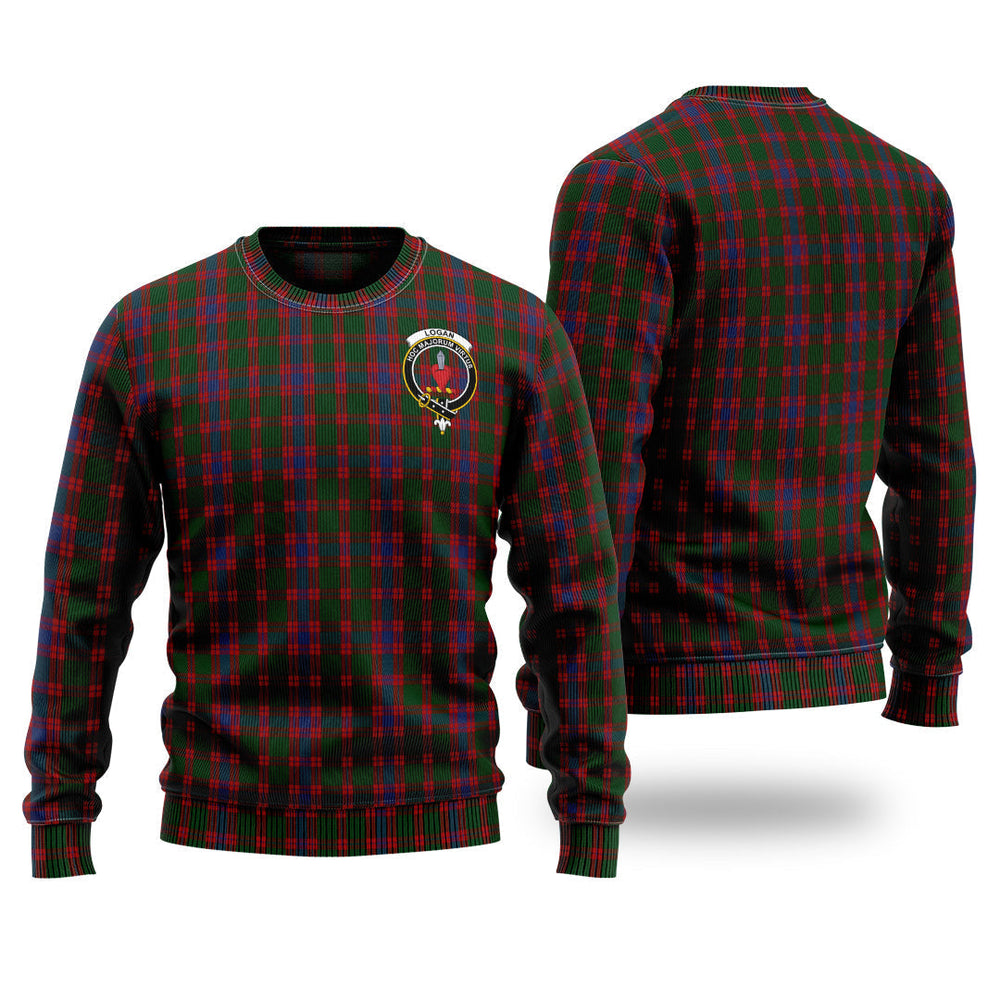 Clan Logan Tartan Christmas Ugly Sweater ZO28 Logan Tartan Tartan Sweater