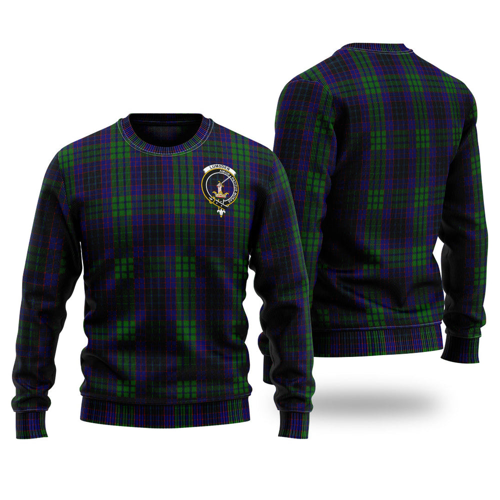 Clan Lumsden Green Tartan Christmas Ugly Sweater BB64 Lumsden Green Tartan Tartan Sweater