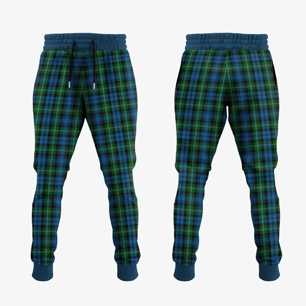 Clan Lyon Tartan Crest Jogger Sweatpants IB12 Tartan Today